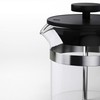 Ikea UPPHETTA coffee/tea maker, 0.4 l, glass/stainless steel