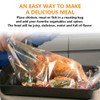 Henyall 24pk Roasting Bags for Oven (Including Ties),Multi-Purpose Cooking Bags