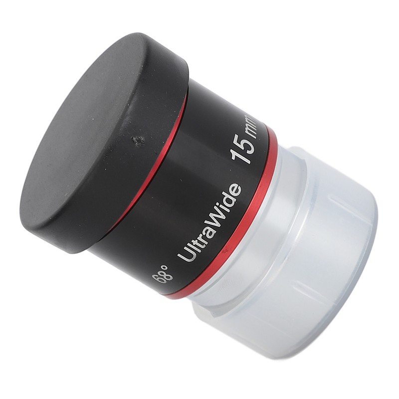 1.25in 15mm 68 Degree Ultra Wide Angle Eyepiece for Telescope