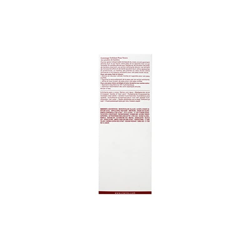 Clarins 200ml Exfoliating Body Scrub for Smooth Skin (with bamboo