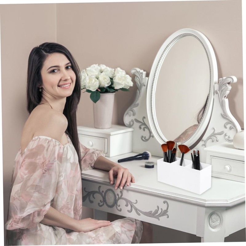 BIUDECO Makeup Brush Holder Cosmetic Storage Organizer for Easy Access