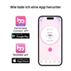 Bluetooth Smart Basal Thermometer with Backlight, Fertility Monitor and Period