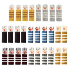 28 Pieces Of Cat Paw-Shaped Table And Chair Foot Covers, Cute Cartoon Furniture Foot Covers, Furniture Accessories, Floor Protectors