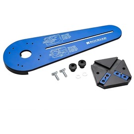 Rockler Ellipse Router Circle Cutting Jig for Compact Routers – Circle Router Jig for Small Signs, Picture Frames, & More