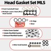 MITZONE Cylinder Head Gasket Set,Cylinder Head Gasket Bolt Set &