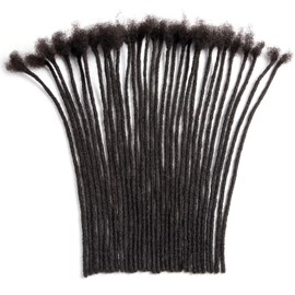 Originea Dreadlocks Extensions Human Hair 0.4cm Thickness 14 inch 60 Strands 100% Human Hair Handmade Permanent loc Extensions Bundles For Women/Men