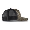 Pacific Headwear Standard Camo Snapback Trucker Cap, Bottomland/Light Charcoal