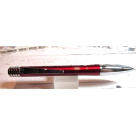 TERZETTI Lot of 10 TERZETTI "FOURSOME" RED Metal BRASS BODY Ballpoint Pen-CLOSEOUT