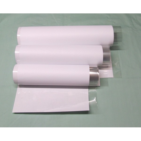 15 Yards Brodart Just-A-Fold III Archival Book Jacket Covers Large Roll Combo - 10, 12 & 14"