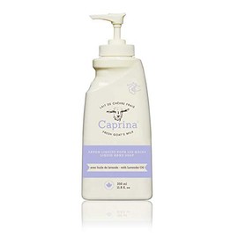 Caprina by Canus Caprina Liquid Hand Soap Pump, Lavender Oil, 11.8 Oz, With Fresh Canadian Goat Milk, Soften and Soothe Skin, Moisturizing, Vitamin A, B2, B3, Lavender Oil, 11.8 ounces