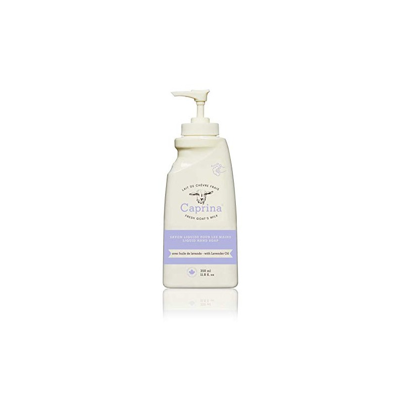 Caprina by Canus Caprina Liquid Hand Soap Pump, Lavender Oil,