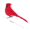 10Pcs Red Foam Handmade Artificial Simulated Bird Yard Lawn Garden