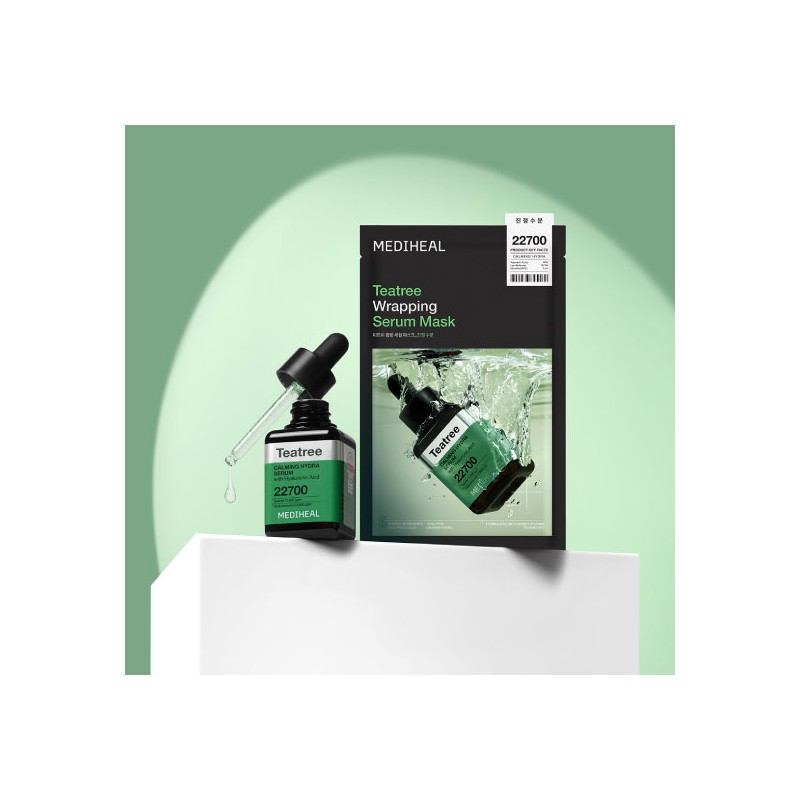 Mediheal NEW Tea Tree Wrapping Serum Mask Soothing & Hydrating
