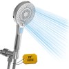 HERLUX High Pressure Shower Head with Stainless Hose & Adjustable
