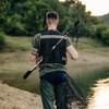 DONGKER Fishing Rod Carrier Strap,23"-55" Adjustable Fishing Pole Shoulder Sling