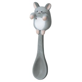 Deco Corporation chila life Chinchila Spoon GY Size: Approx. W2.7 D2.8 H11.2 MG-47373