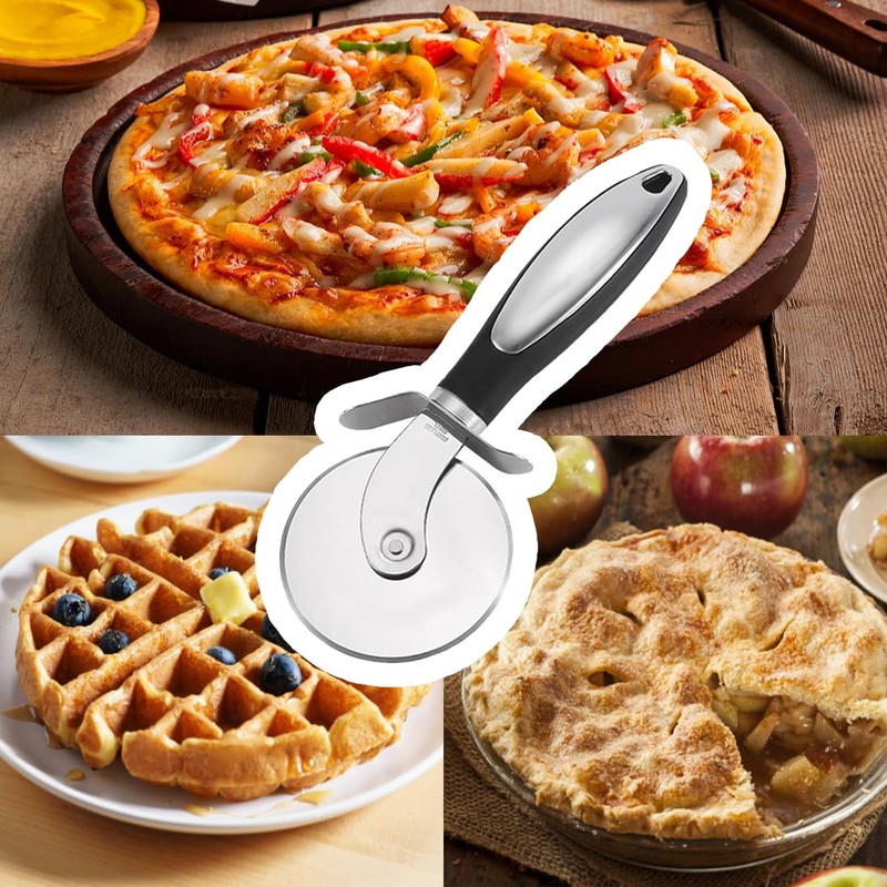 Premium Pizza Cutter Steel Pizza Cutter Wheel Food Grade Pizza
