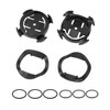 SCJJZ 2Pcs Attacco Manubrio Universale, Supporto per computer da bici,