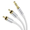MOSWAG RCA Cable, 3.5mm Male to 2RCA Male Stereo Audio