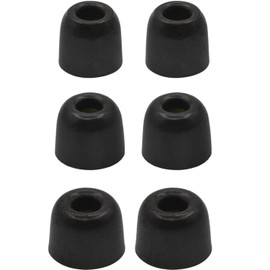 Replacement Memory Foam Ear Tips Compatible with DE Walt Earbuds, Noise Canceling Foam Eartips Ear Plug Ear Tip,Fit in Case,L/M/S 3 Size 3 Pairs,Black (515dewalt3pb3)