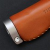 THEODORE CYCLE GRIP Bicycle Grip Italian Genuine Leather (128 Brown)