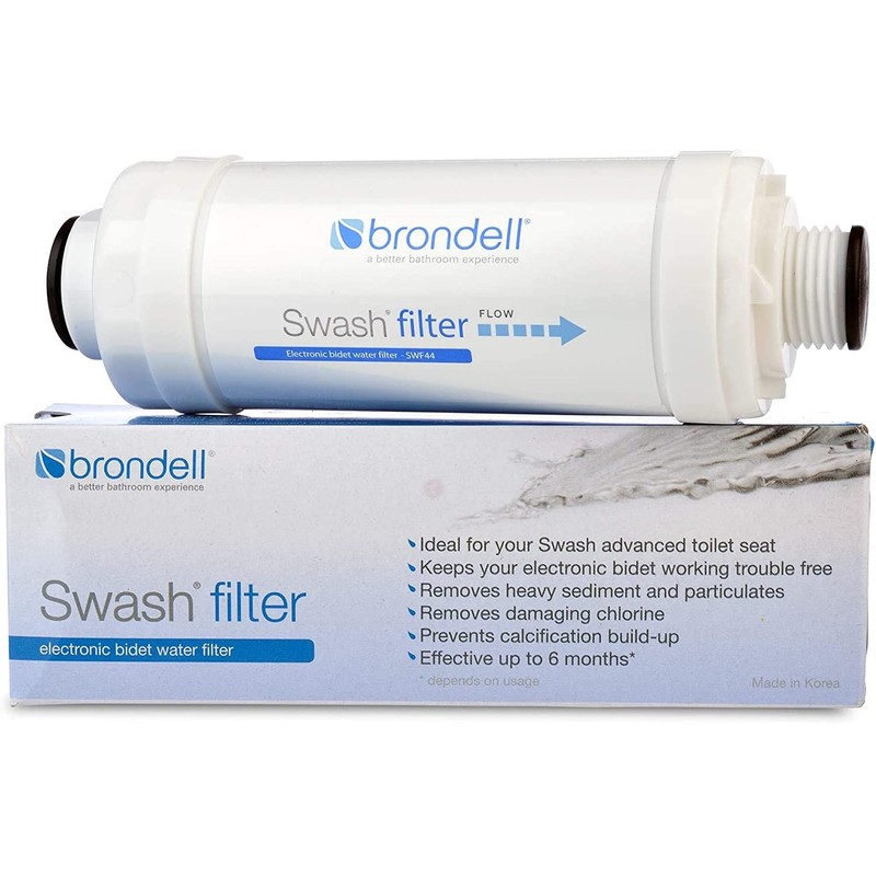 Brondell SWF44 Swash Bidet Filter, Premium Carbon Water Filtration System