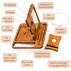 Wooden Phone Docking Station - Nightstand Organizer for Men -