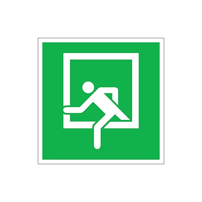 Format 4044589368355 – Emergency Exit Aluminium 200 x 200 mm