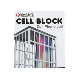 Estupidiótico bloque de celulares prisión con cerradura y llave, puede contener hasta 6 dispositivos o teléfonos inteligentes
