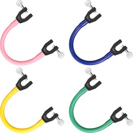 4 Pieces Ski Tip Connector Trainer Ski Training Aid for Beginners Skiing Training, Assorted Colors (Pink, Yellow, Green, Blue)