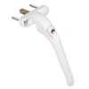 Neoteck 2Pcs Window Handle Universal Espag Key Locking Lockable Double