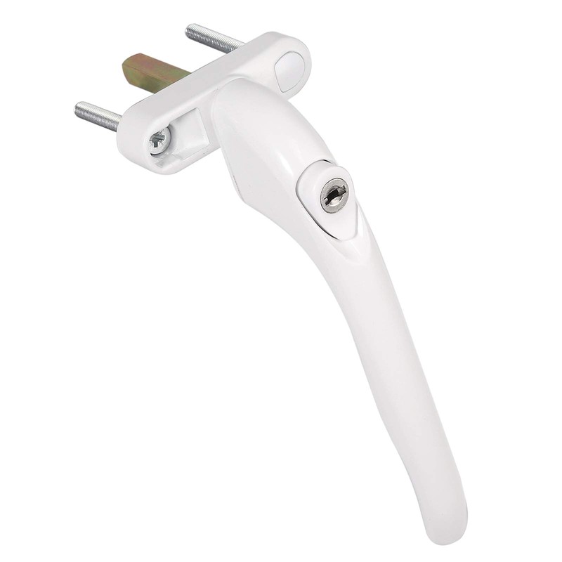 Neoteck 2Pcs Window Handle Universal Espag Key Locking Lockable Double