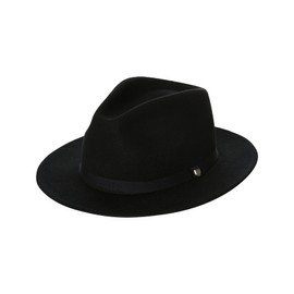 Brixton Messer Packable Fedora Black/Black, L
