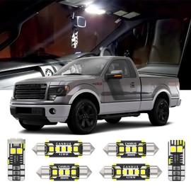 12 Pieces Interior LED Lights Replacement for Ford F-150 F150 2009-2014 White LED Interior Bulb with Install Tool