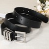 XZQTIVE Plus Size Women's Leather Belts for Jeans Pants Dress