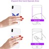 TACOMEGE Transparent Clear Phone Holder Ring Grips, Finger Ring Stand