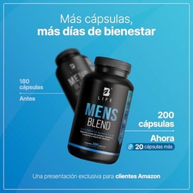B Life Multivitamnico para Hombre  200 Cpsulas  650 mg por porcin  Creatina Monohidratada, BCAA 211 (L-Leucina, L-Isoleucina, L-Valina) y L-Arginina  