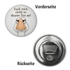 Gilbert Die Gans Magnet Round with Bottle Opener Round with