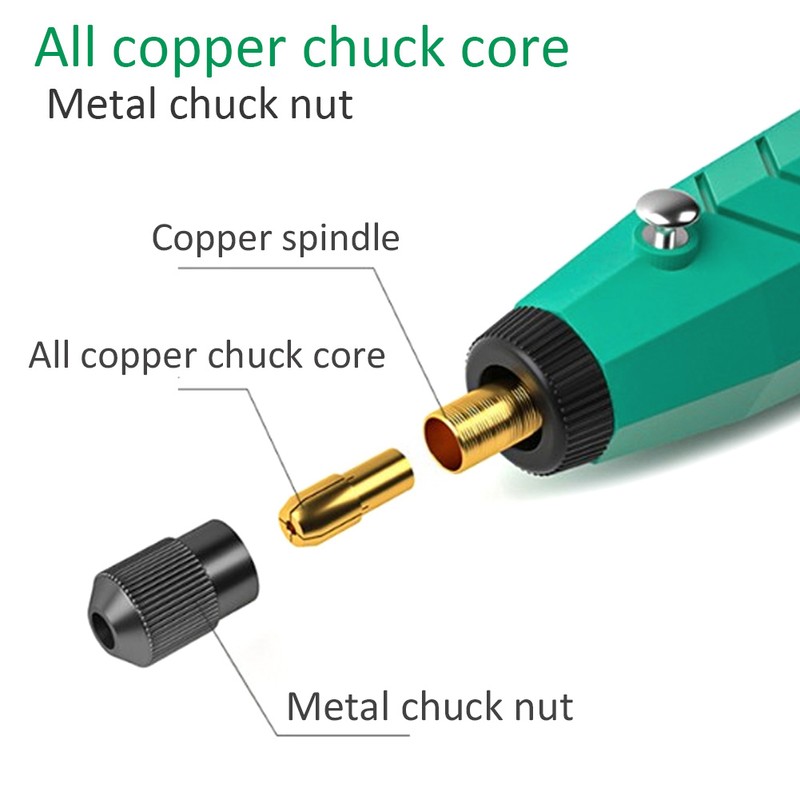 Electric Grinder Mini 18000 RPM HandHeld Portable Jade Polishing Engraving