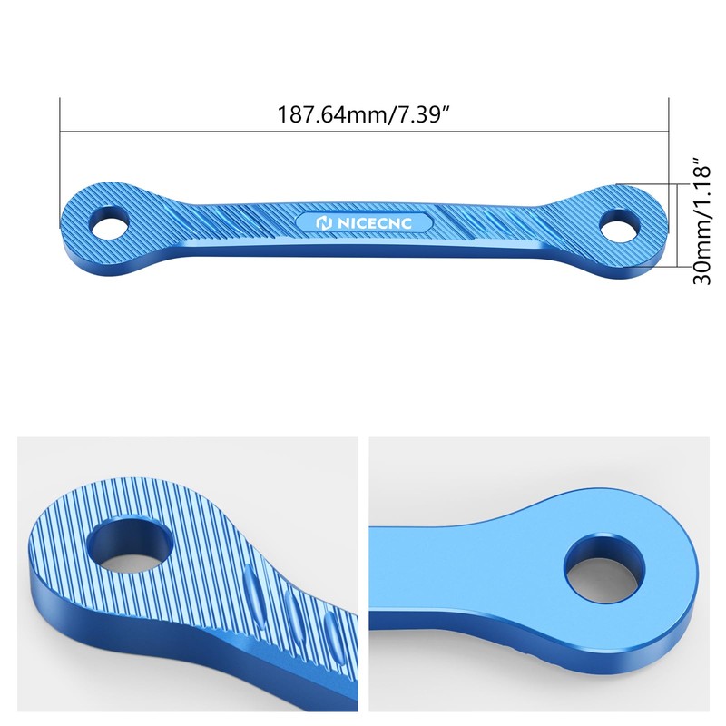 NICECNC Motorcycle 1.5IN/38MM Suspension Lowering Link Lowering Linkage Compatible with