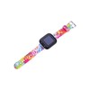 Compatible with Bark Watch Band, Soft Silicone Colorful Pattern Wristband