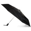 totes Automatic Open Close Water-Resistant Travel Folding Umbrella, (Black)