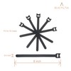 BEADNOVA Reusable Cable Straps Adjustable Cable Ties Cord Wire Organizer