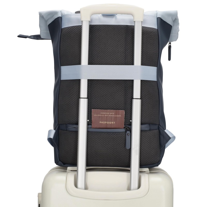 Beagles Unisex Rolltop Laptop Backpack 15.6 inch (34.5x19.4 cm) (Light