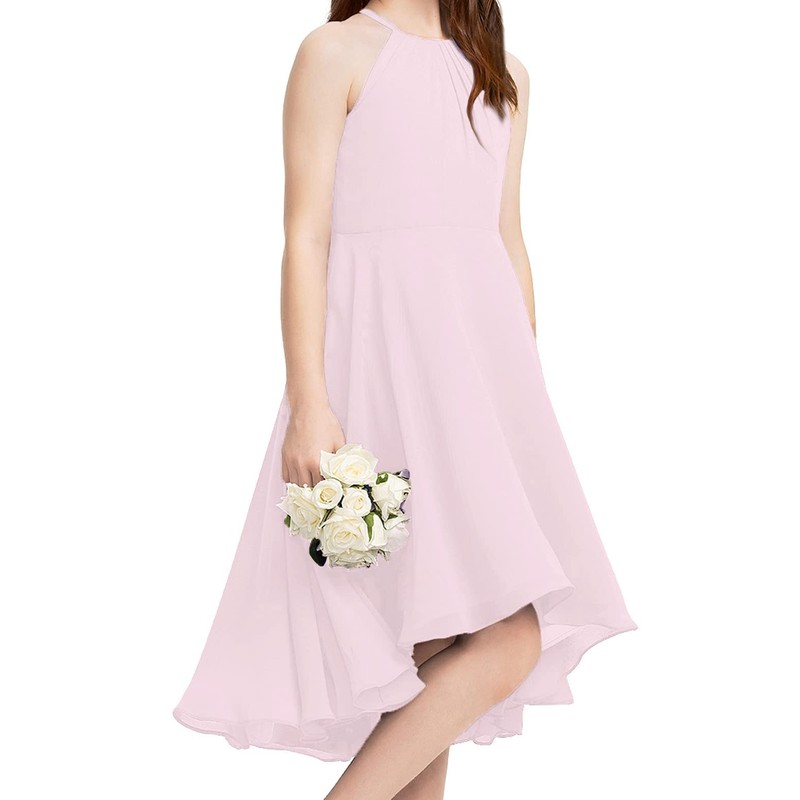 Galawaqe Fancy Kids Girls Junior Bridesmaid Dresses Girl Sleeveless Backless