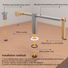Woodworking Bench Dog Clamp Strong Metal Fast Fixed Portable Woodworking