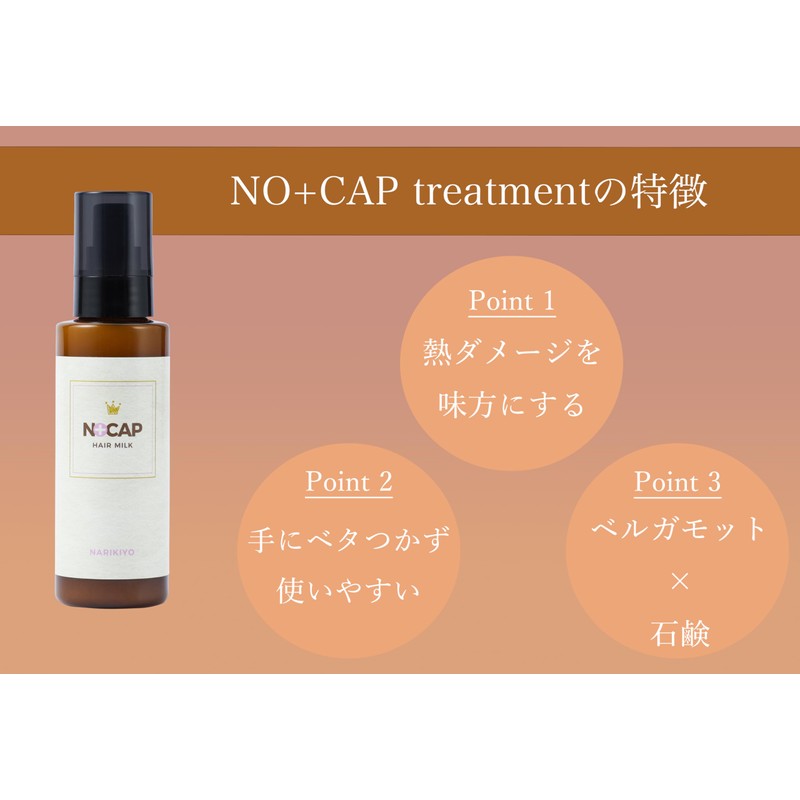 NO+CAP Treatment, Rinse Free Treatment, 3.4 fl oz (100 ml),