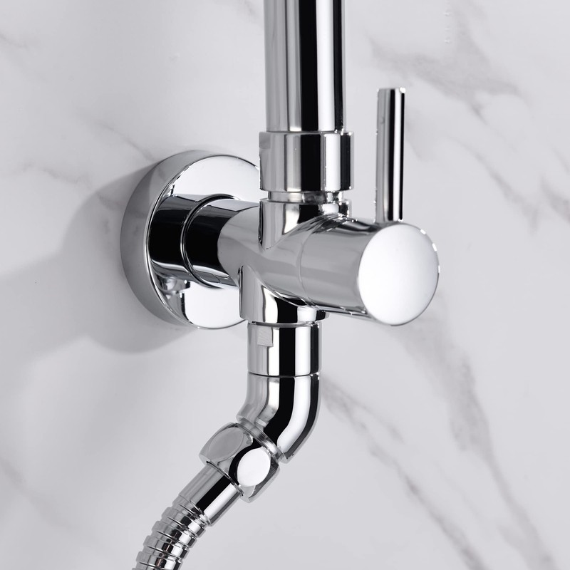 sumerain Retrofit Rain Shower Heads System with 9 Inch Shower