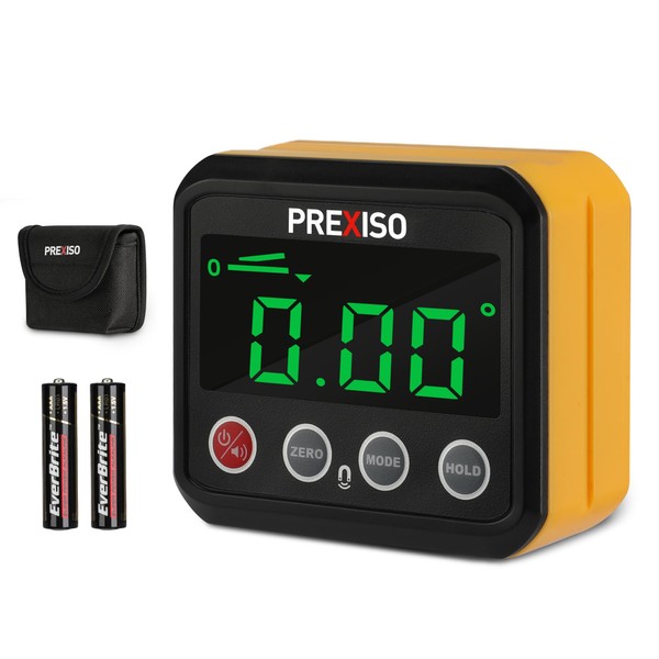 PREXISO Digital Angle Meter, Angle Meter, Inclinometer, Digital Level, Level