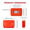 RileyFine RQ-HM012 Digital Tachometer, TOT Hour Recording, Real Time Speed